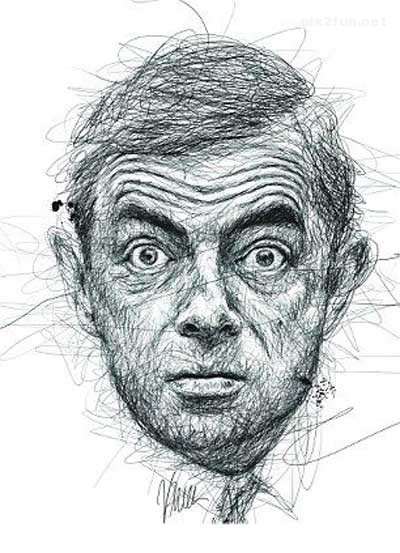 عکس های فوق العاده از نقاشی های خط خطی