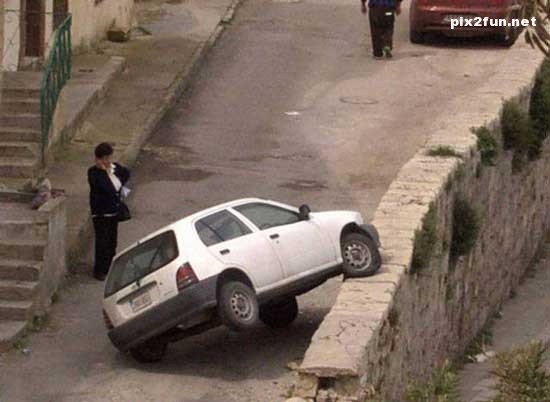 عکس های خنده دار از رانندگی کردن خانم ها