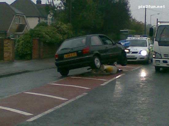 عکس های خنده دار از رانندگی کردن خانم ها