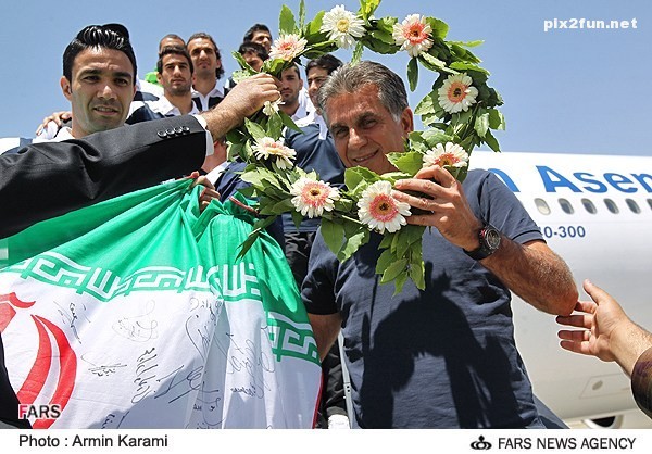 عکس های جدید از بازگشت اعضای ملی پوش