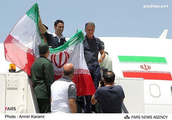 عکس های جدید از بازگشت اعضای ملی پوش