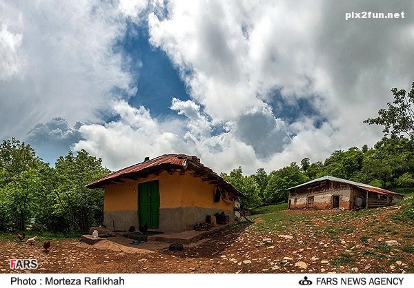 عکس از منازل روستای ارده