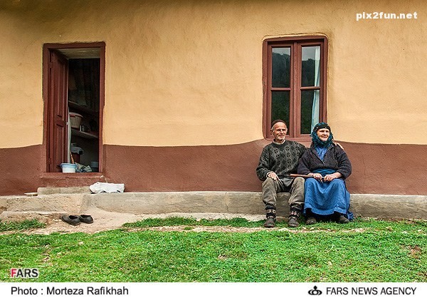 عکس از روستای ارده در گیلان