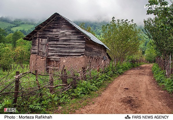 عکس از روستای ارده در گیلان