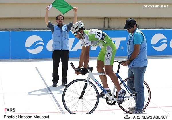 عکس از مسابقات دوچرخه سواری
