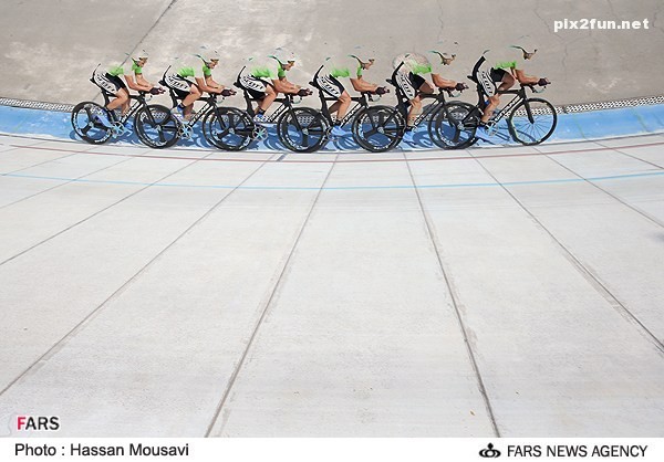 عکس از مسابقات دوچرخه سواری