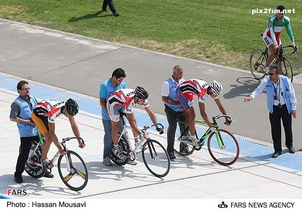 عکس از مسابقات دوچرخه سواری