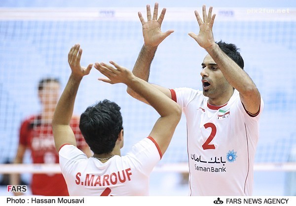 عکس هایی از بازی والیبال ایران با آلمان