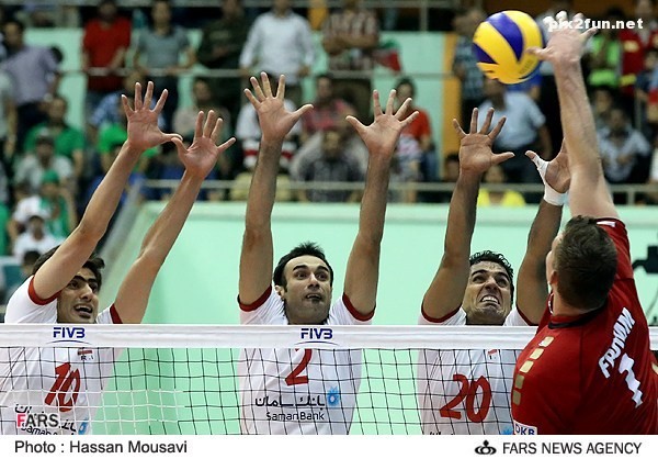 عکس های بازی والیبال ایران و آلمان