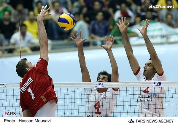 عکس از والیبال آلمان با ایران