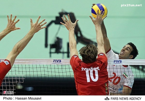 عکس از والیبال آلمان با ایران