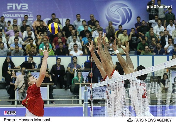 عکس های بازی والیبال ایران و آلمان