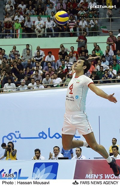 عکس هایی از بازی والیبال ایران با آلمان