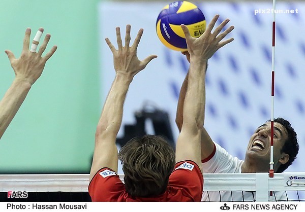 عکس از والیبال آلمان با ایران