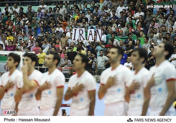 عکس های بازی والیبال ایران و آلمان