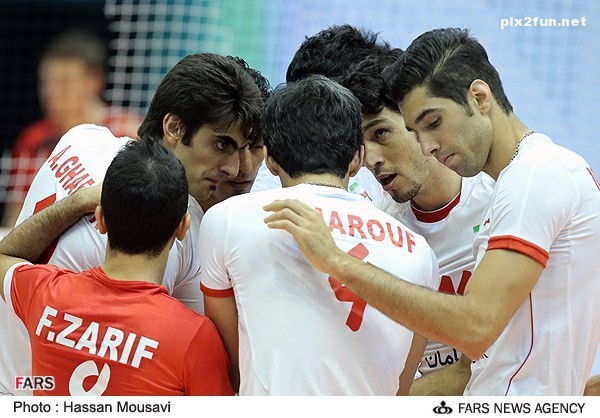 عکس های بازی والیبال ایران و آلمان