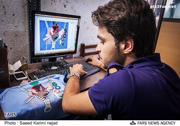 عکس های جدید از کارگاه چاپ کننده تی شرت