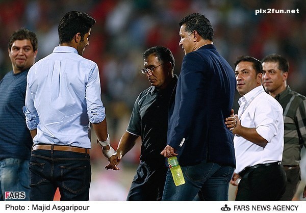 عکس های جدید از دیدار تیم های تراکتورسازی با پرسپولیس