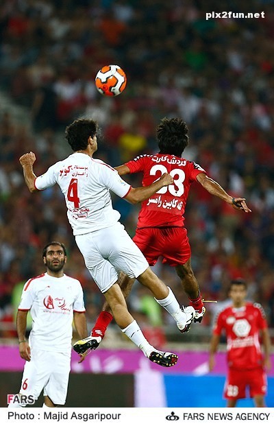 عکس از بازی پرسپولیس با تراکتورسازی تبریز