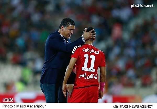 دیدار تیم های پرسپولیس و تراکتورسازی تبریز