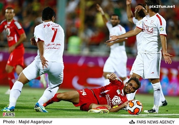 عکس از بازی پرسپولیس با تراکتورسازی تبریز