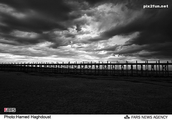 عکس های ناراحت کننده از دریاچه ی ارومیه