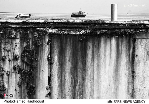 عکس های ناراحت کننده از خشکسالی دریاچه ارومیه