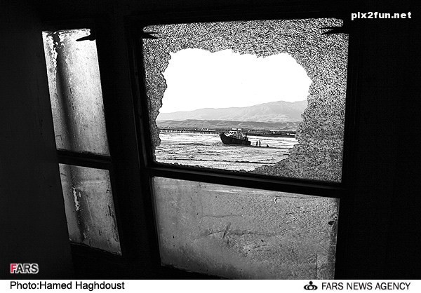 عکس های ناراحت کننده از خشکسالی دریاچه ارومیه