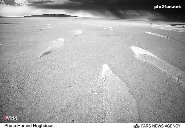 عکس های غمناک از دریاچه ارومیه