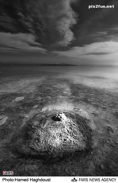 عکس های غمناک از دریاچه ارومیه