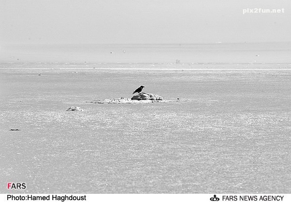 عکس های غمناک از دریاچه ارومیه