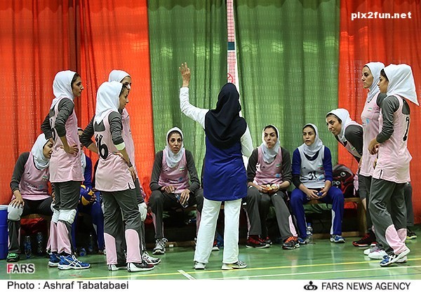 تصاویری از تمرین تیم ملی والیبال بانوان