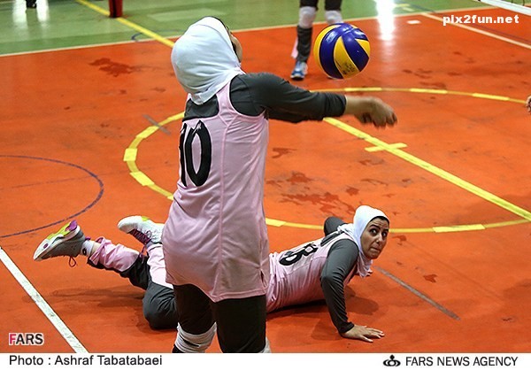 تصاویری از تمرین تیم ملی والیبال بانوان