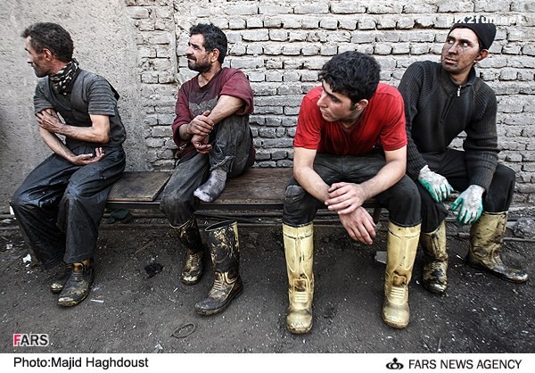 عکس از شستن ماشین های سنگین