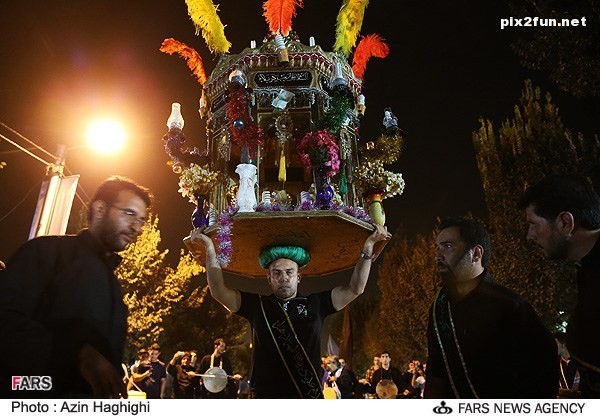 مراسم عزاداری حضرت عبدالعظیم الحسنی