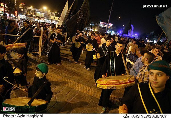 مراسم عزاداری حضرت عبدالعظیم الحسنی