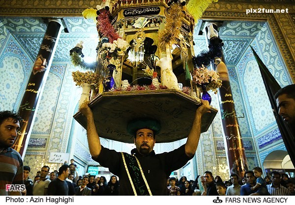 مراسم عزاداری حضرت عبدالعظیم الحسنی