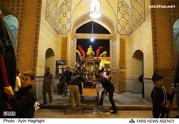 عکس از سالروز وفات حضرت عبدالعظیم الحسنی