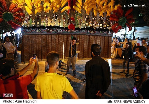 عکس از مراسم وفات سالروز عبدالعظیم الحسنی