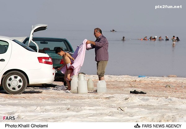 عکس های دریاچه ی ارومیه