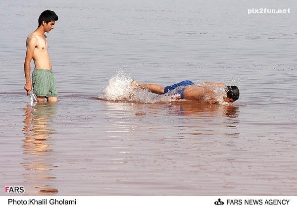 عکس های دریاچه ی ارومیه