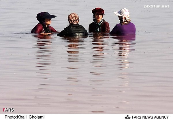 تصاویری از دریاچه ی ارومیه