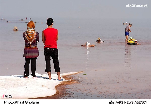 تصاویری از دریاچه ی ارومیه