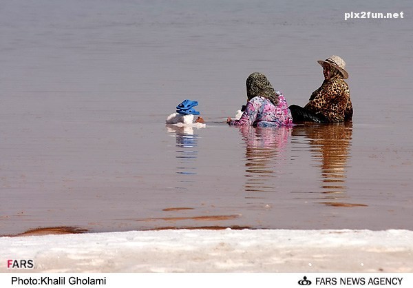 تصاویری از دریاچه ی ارومیه