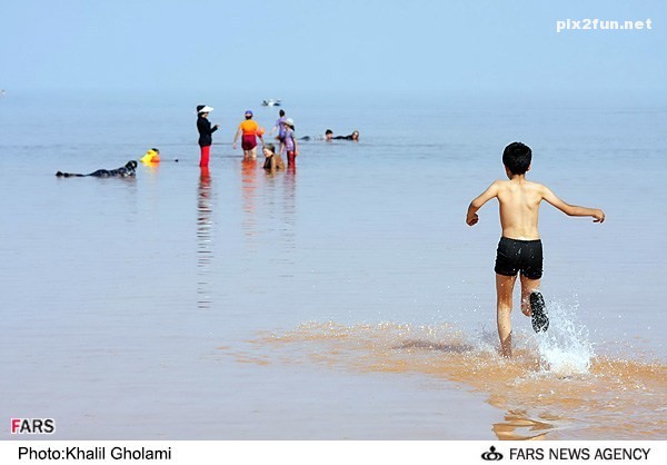 تصاویری از دریاچه ی ارومیه