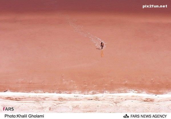 تصاویری از سواحل دریاچه ی ارومیه