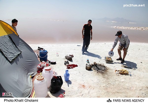 عکس های دریاچه ی ارومیه