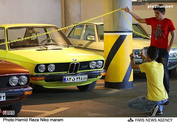 عکس از نمایشگاه موتور و ماشین های قدیمی