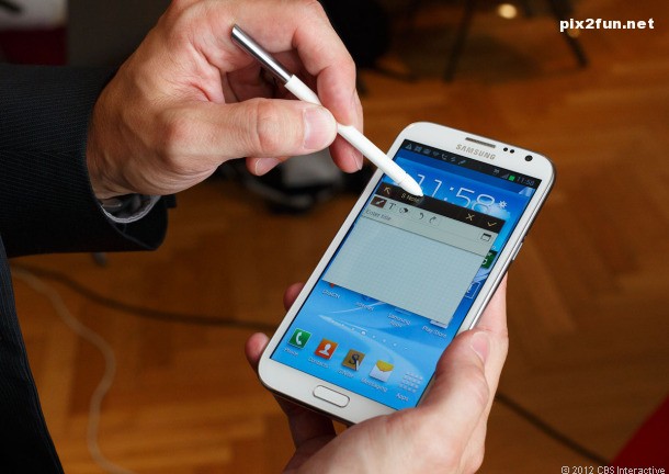 عکس از گوشی موبایل Samsung Note II