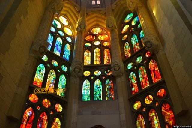 رنگ‌آمیزی با شیشه (عکس)